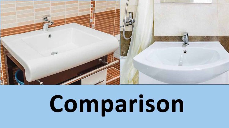 compared porcelain and ceramic sinks in this article