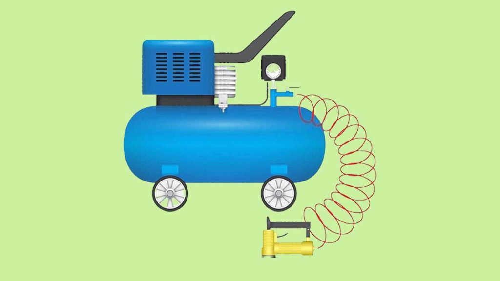 how to compressed air tank