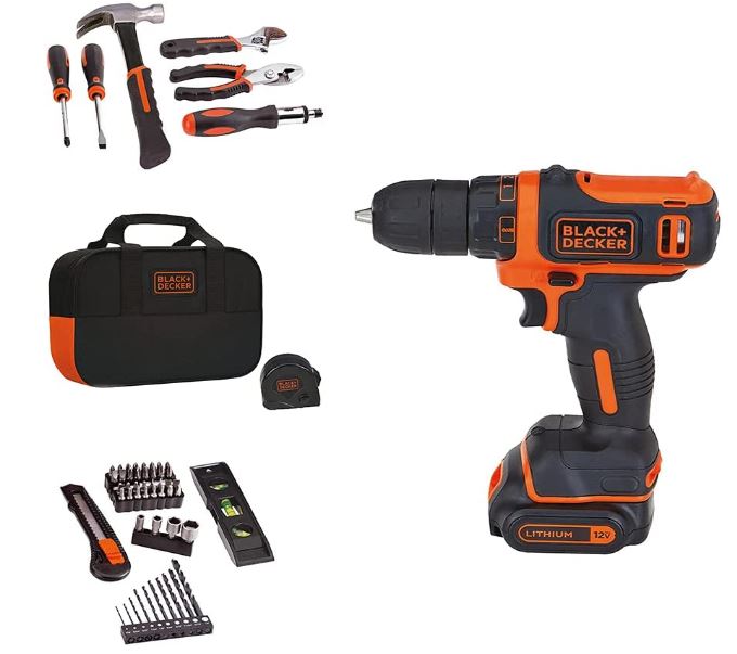 Black Decker drill tool kit